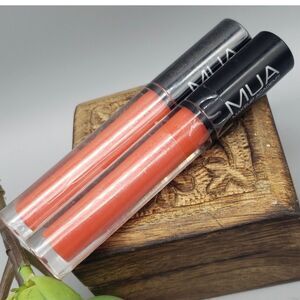 MUA Lumanating lip gloss set of 2 (Coral)